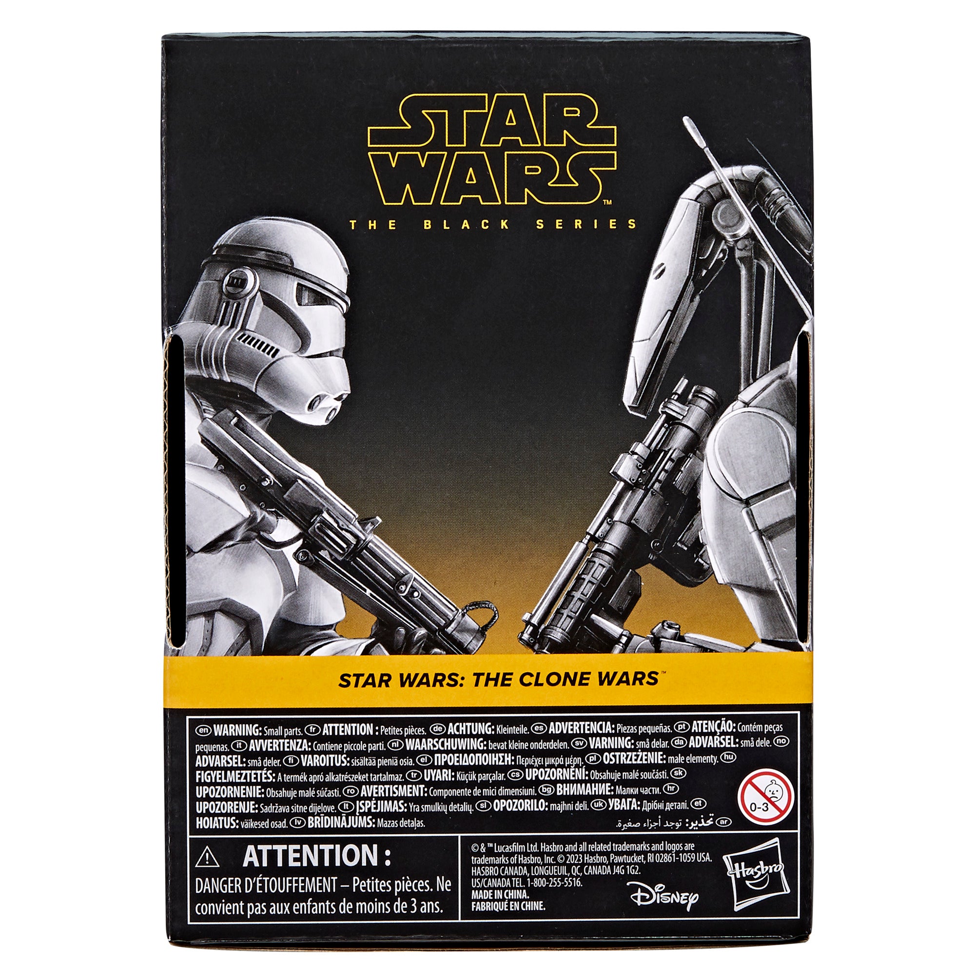 Star Wars The Black Series: Star Wars The Clone Wars - Phase II Trooper Y Battle Droid 2 Pack