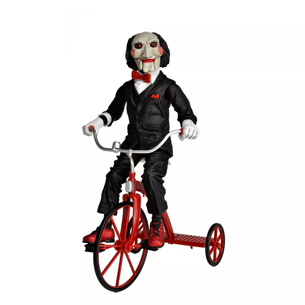 NECA Figura de Accion: Saw - Billy en Triciclo con Sonido 12 Pulgadas
