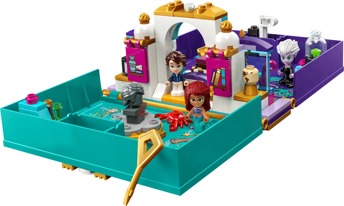 LEGO Disney Princess Libro de Cuento La Sirenita 43213