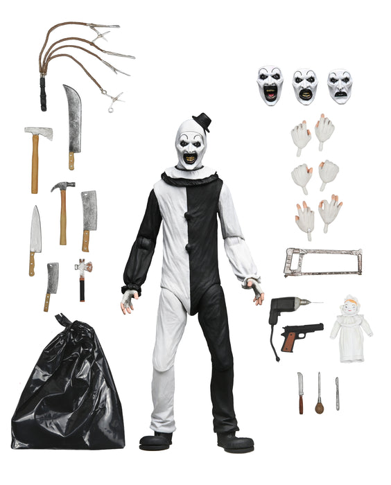 NECA Figura de Accion Ultimate: Terrifier - Art the Clown 7 Pulgadas