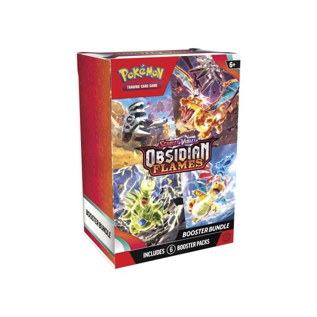 Pokemon TCG Scarlet & Violet: Obsidian Flames - Booster Bundle 6 Pack En Ingles