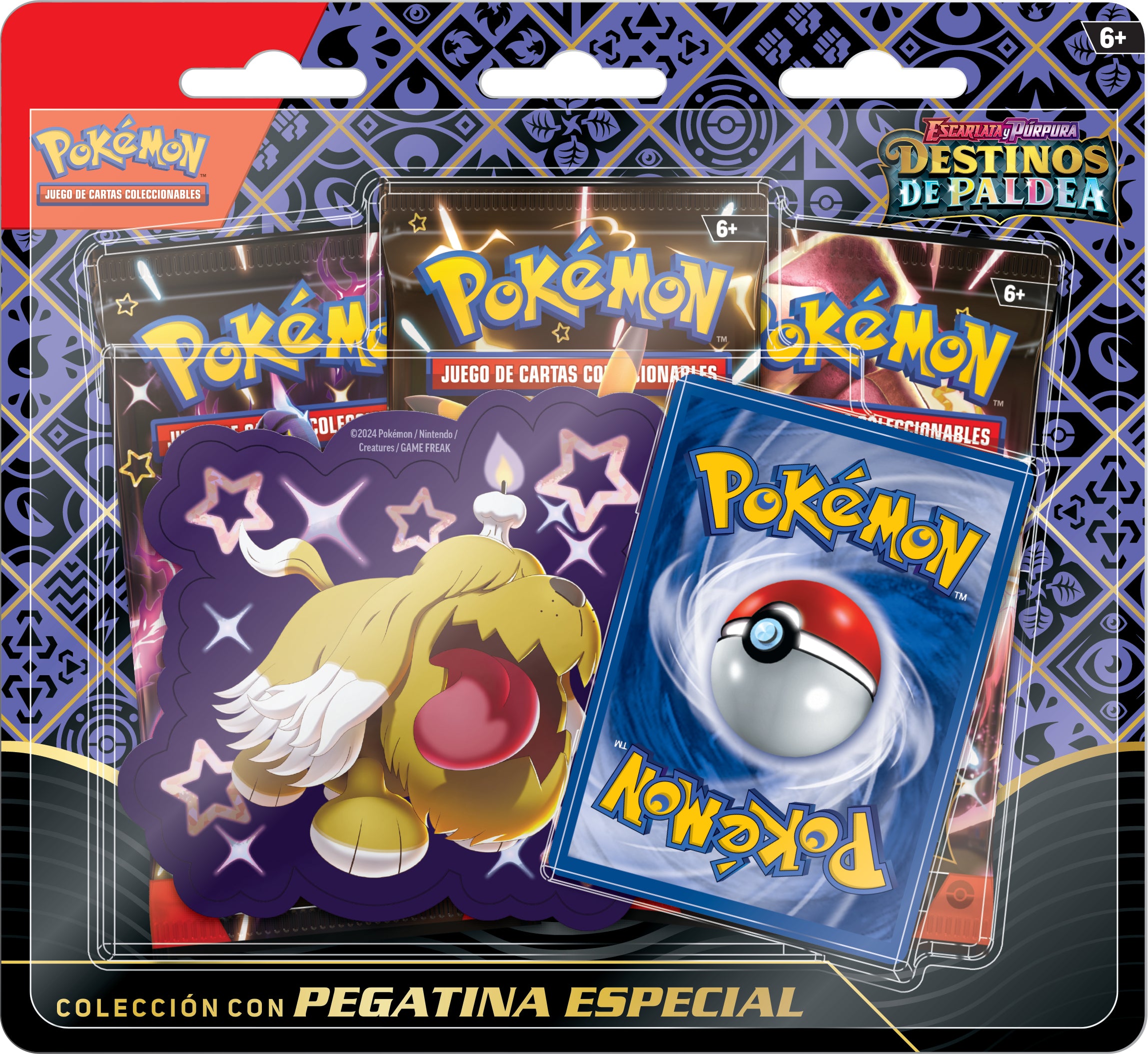 Pokemon TCG Scarlet & Violet: Paldean Fates - Tech Sticker Collection 3 pack En Ingles