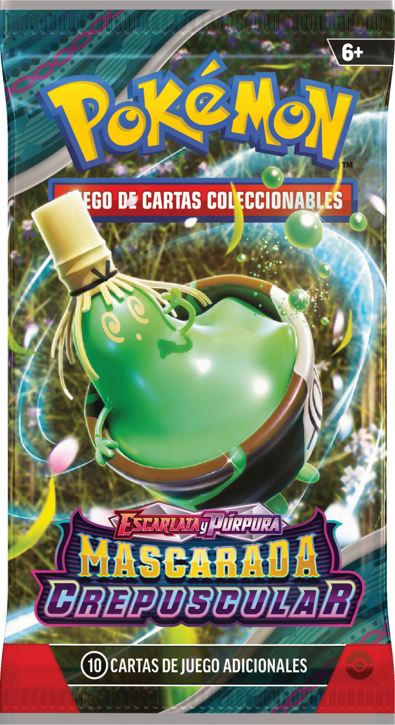 Pokemon TCG Escarlata y Purpura: Mascarada Crepuscular - Booster En EspaÃ±ol