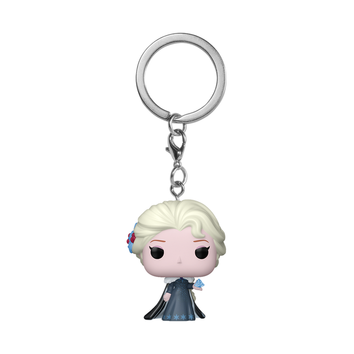 Funko Pop Keychain: Disney Princesas Holiday - Elsa Llavero