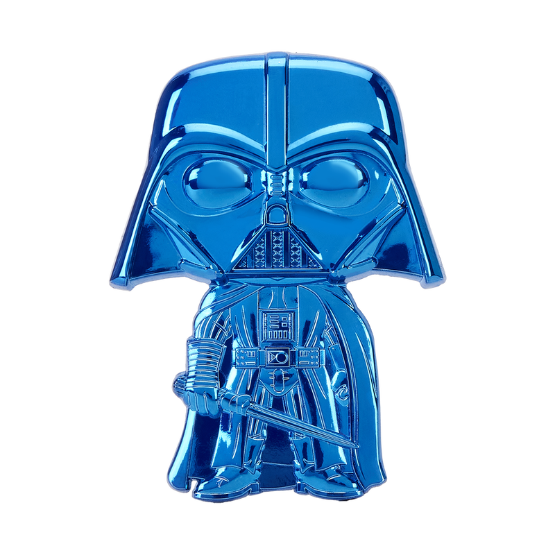 Funko Pop Pin: Star Wars Dark Side - Darth Vader Azul Pin Esmaltado