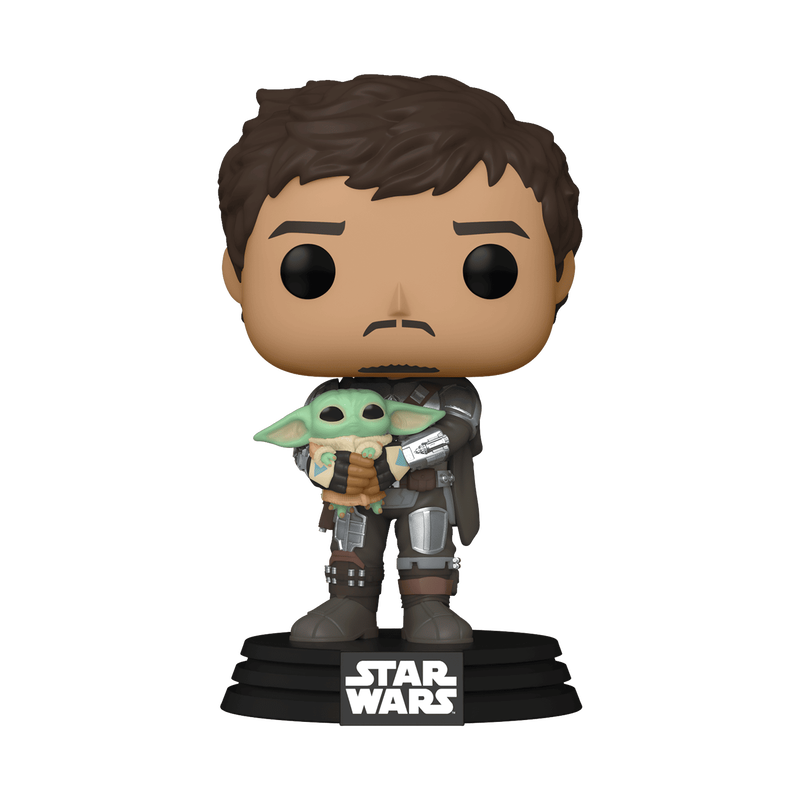 Funko Pop Star Wars: The Mandalorian - Mando Con Baby Yoda