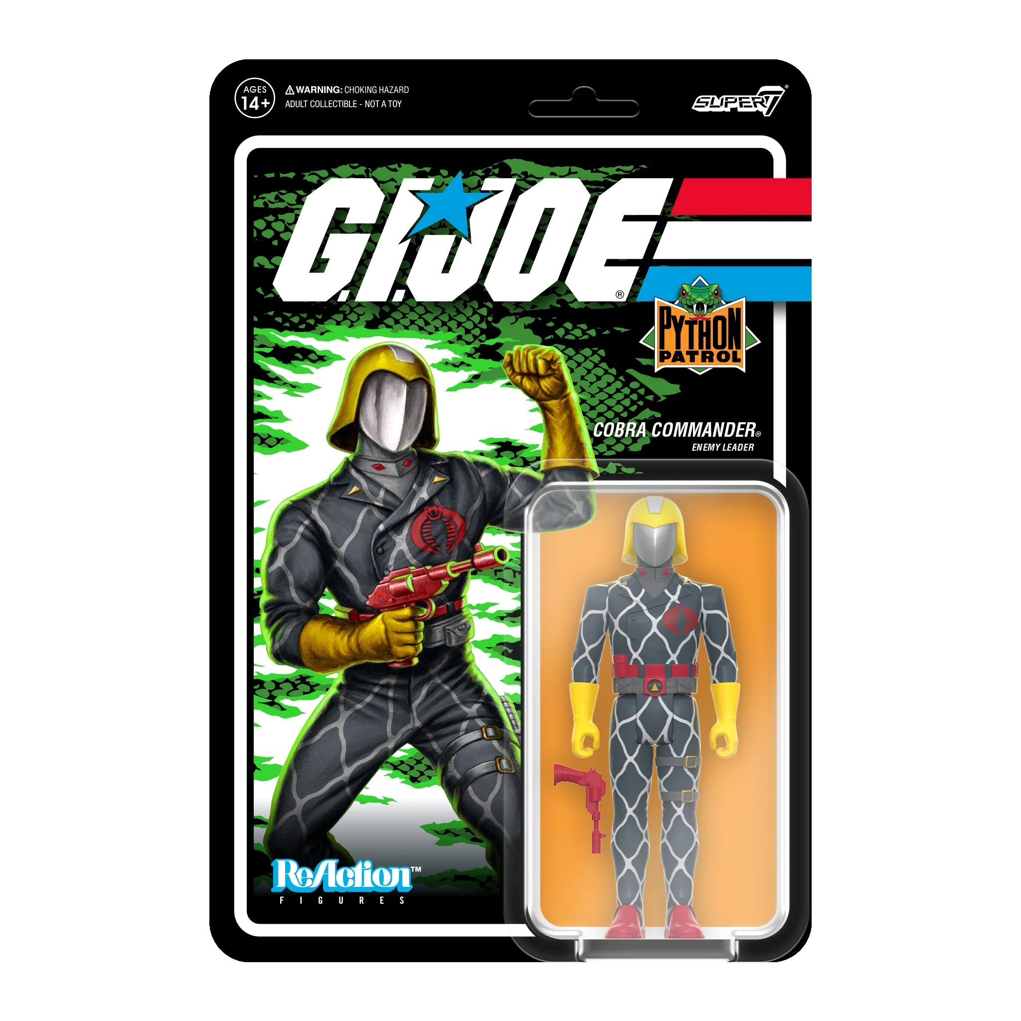 Super7 ReAction: GI JOE - Python Patrol Cobra Commander