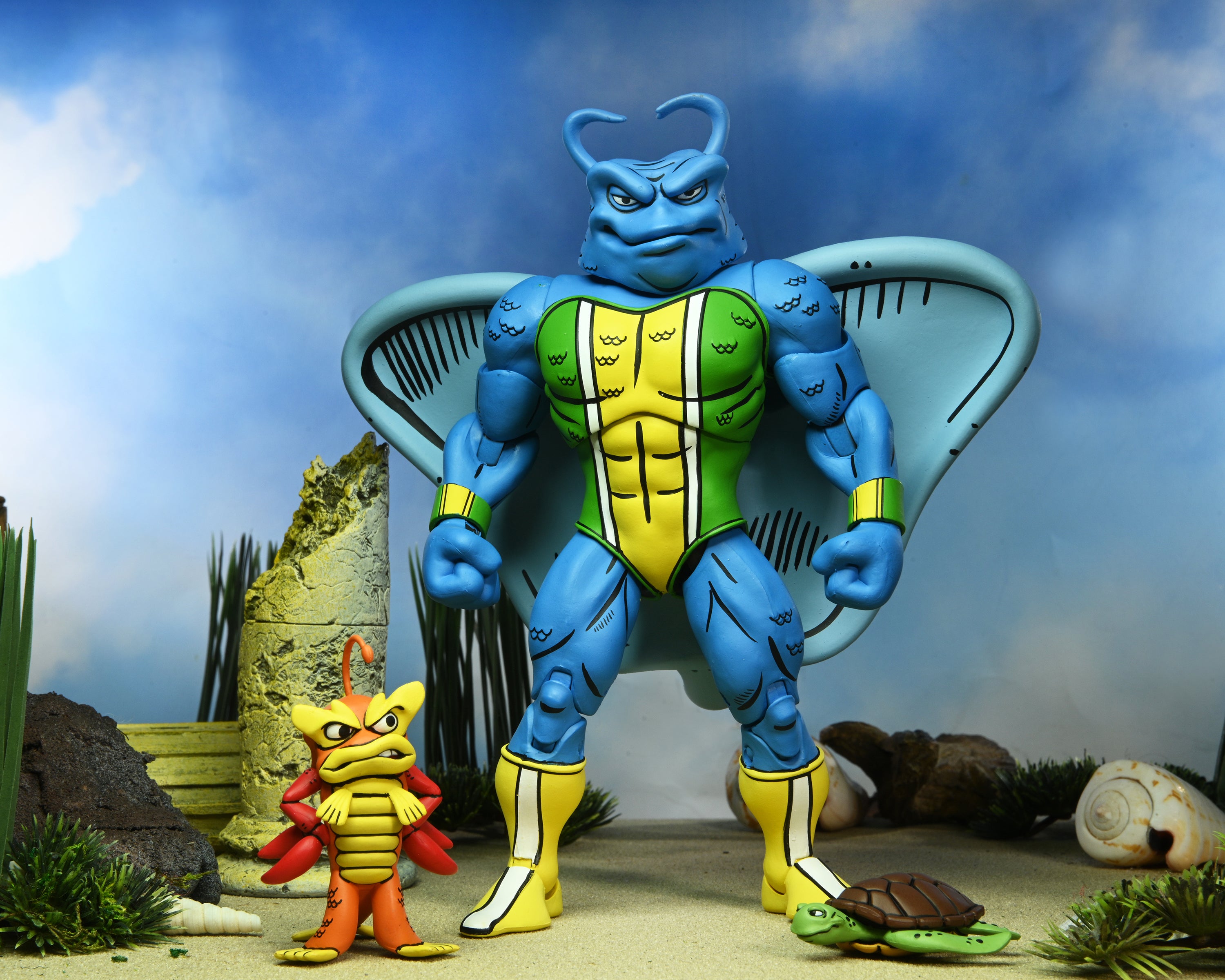 Neca Figura de Accion: TMNT Tortugas Ninja Archie Comics - Man Ray 7 Pulgadas