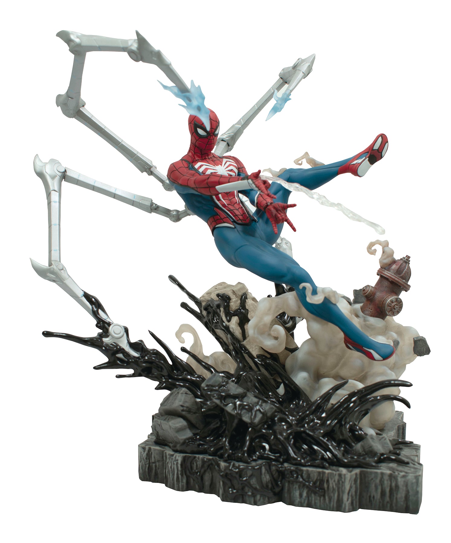 Diamond Select Toys Statue Gallery Diorama Deluxe: Marvel Spiderman 2 - Spiderman 12 Pulgadas