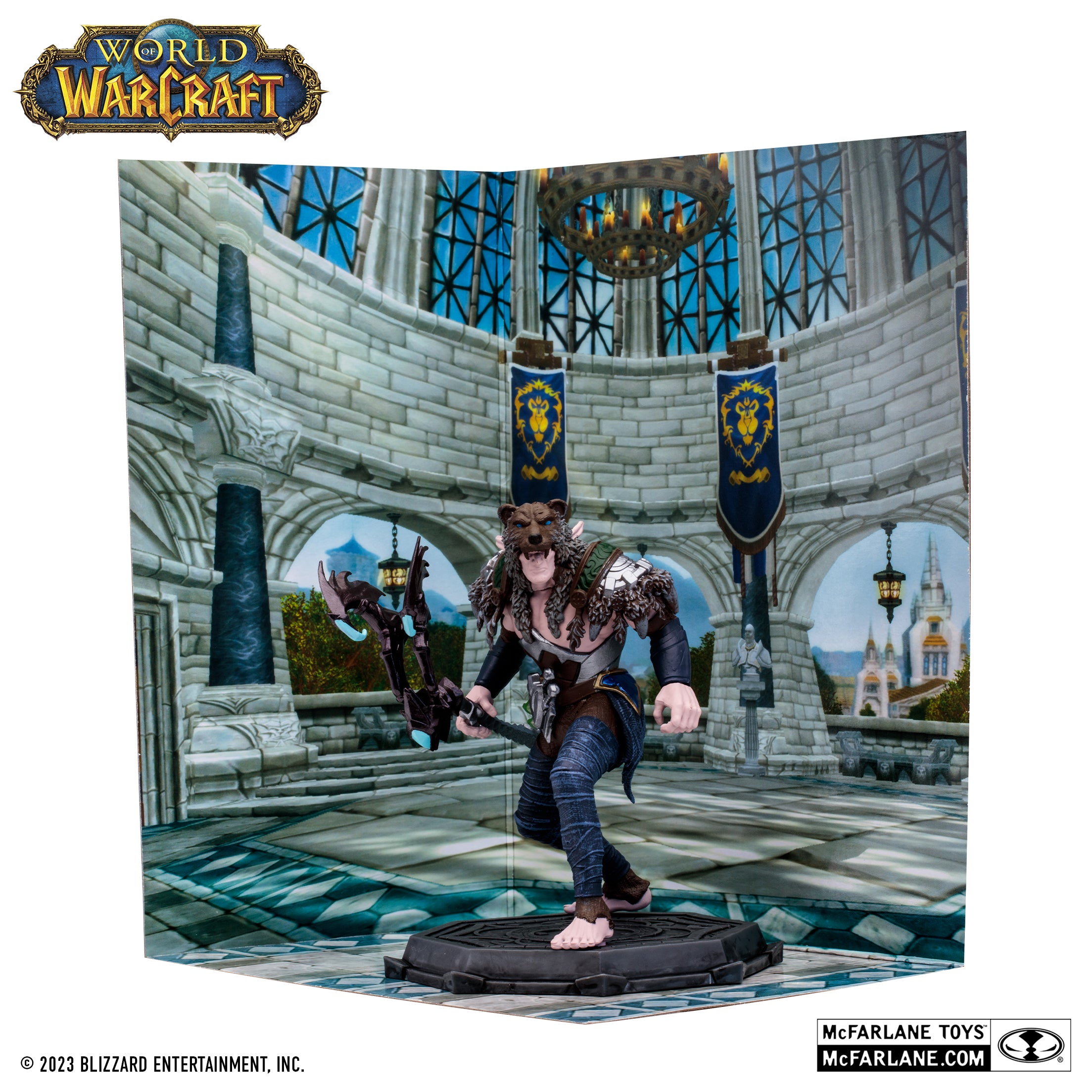 McFarlane Estatua: World Of Warcraft - Elfo de la Nocho Druida Picaro Rare Escala 1/12