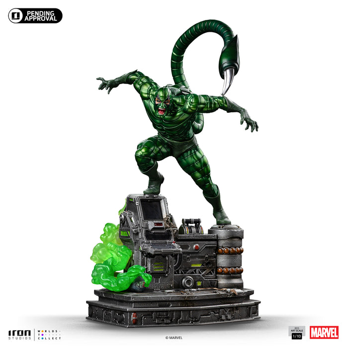 IRON Studios: Marvel Spider-Man vs Villains - Scorpion Diorama BDS Escala de Arte 1/10