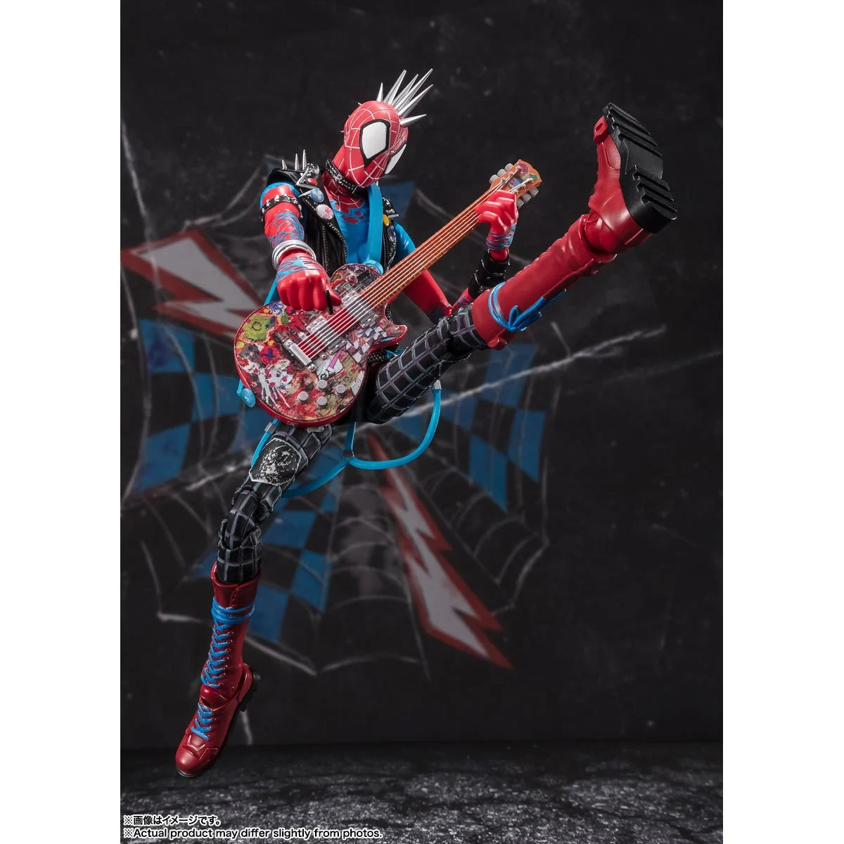Bandai Tamashii Nations SH Figuarts: Marvel Spider Man Across the Spider Verse - Spider Punk Figura de Accion