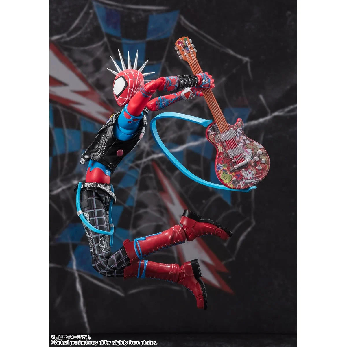 Bandai Tamashii Nations SH Figuarts: Marvel Spider Man Across the Spider Verse - Spider Punk Figura de Accion