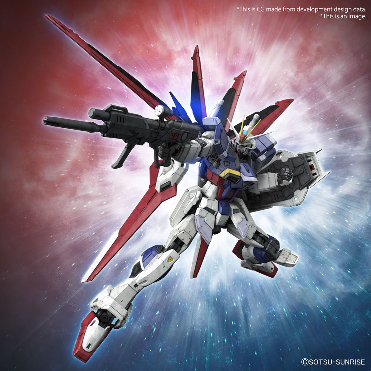 Bandai Hobby Gunpla Real Grade Model Kit: Mobile Suit Gundam Seed Freedom Movie - Impulse Gundam Spec II Escala 1/144