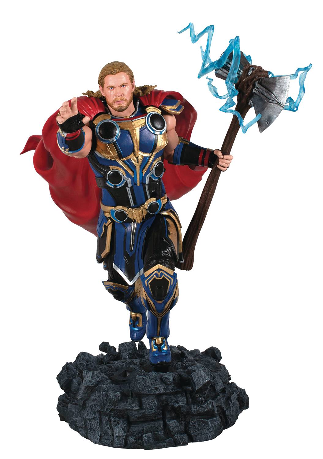 Diamond Select Toys Statue Gallery Deluxe: Marvel Thor Love And Thunder - Thor 9 Pulgadas
