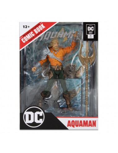 McFarlane DC Direct Page Punchers: DC Aquaman - Aquaman 7 Pulgadas Con Comic