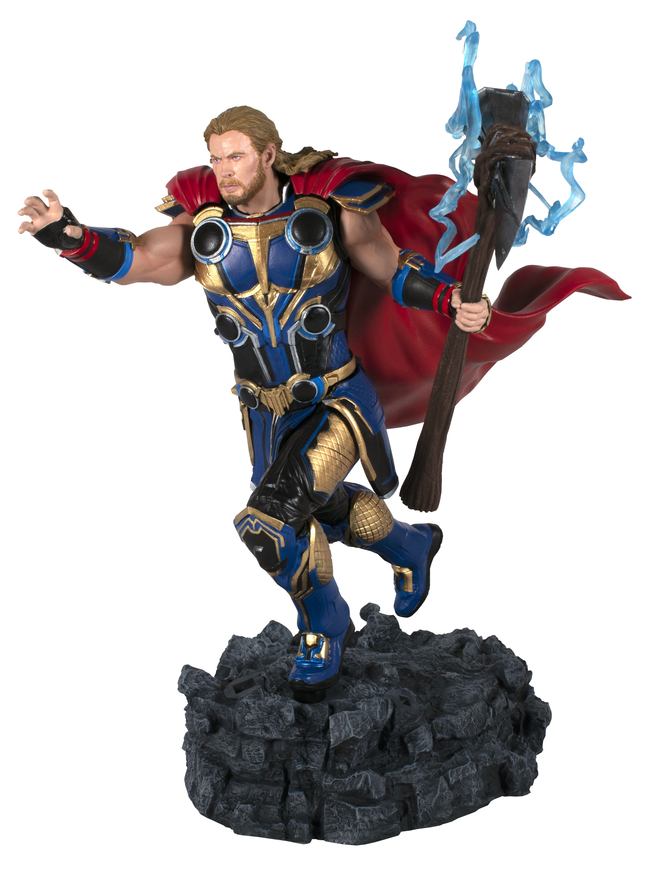 Diamond Select Toys Statue Gallery Deluxe: Marvel Thor Love And Thunder - Thor 9 Pulgadas