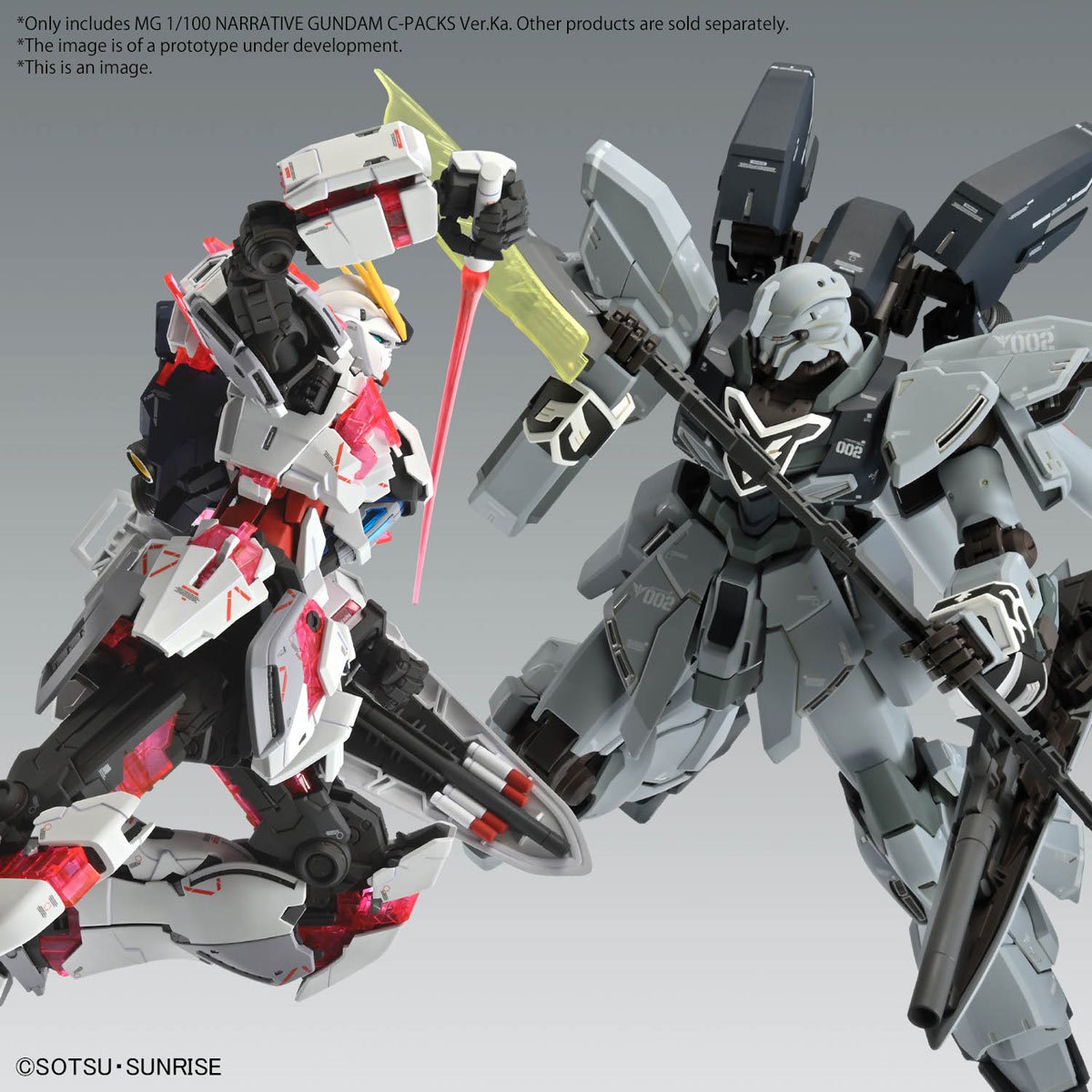 Bandai Hobby Gunpla Master Grade Model Kit: Mobile Suit Gundam Narrative - C Packs Ka Escala 1/100 Kit De Plastico
