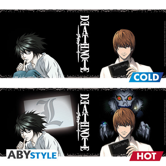 ABYstyle Taza De Ceramica Termocromatica: Death Note - Kira y L 460 ml