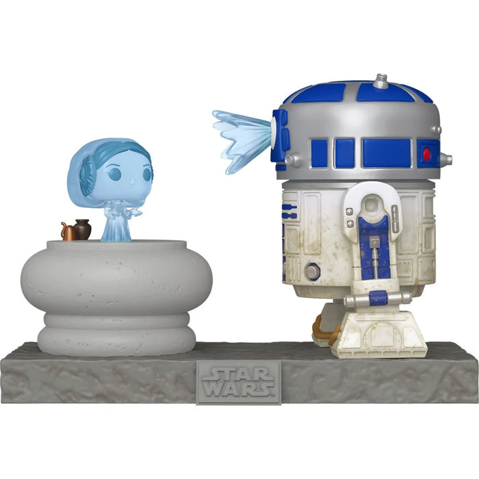 Funko Pop Deluxe: Star Wars - R2 D2 Con Leia