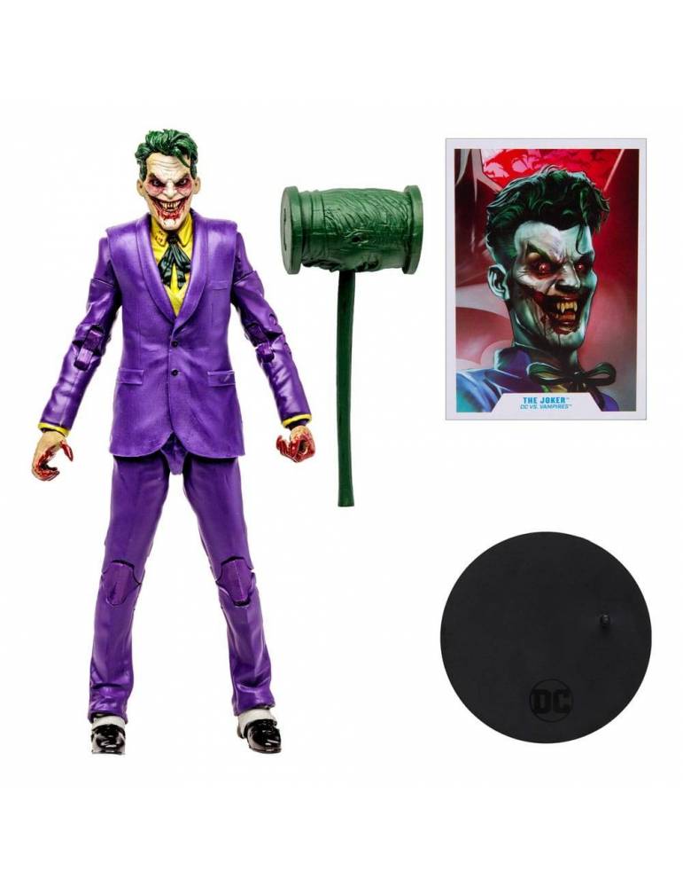McFarlane Figura de Accion: DC VS Vampires - Joker Gold Label Exclusivo 7 Pulgadas
