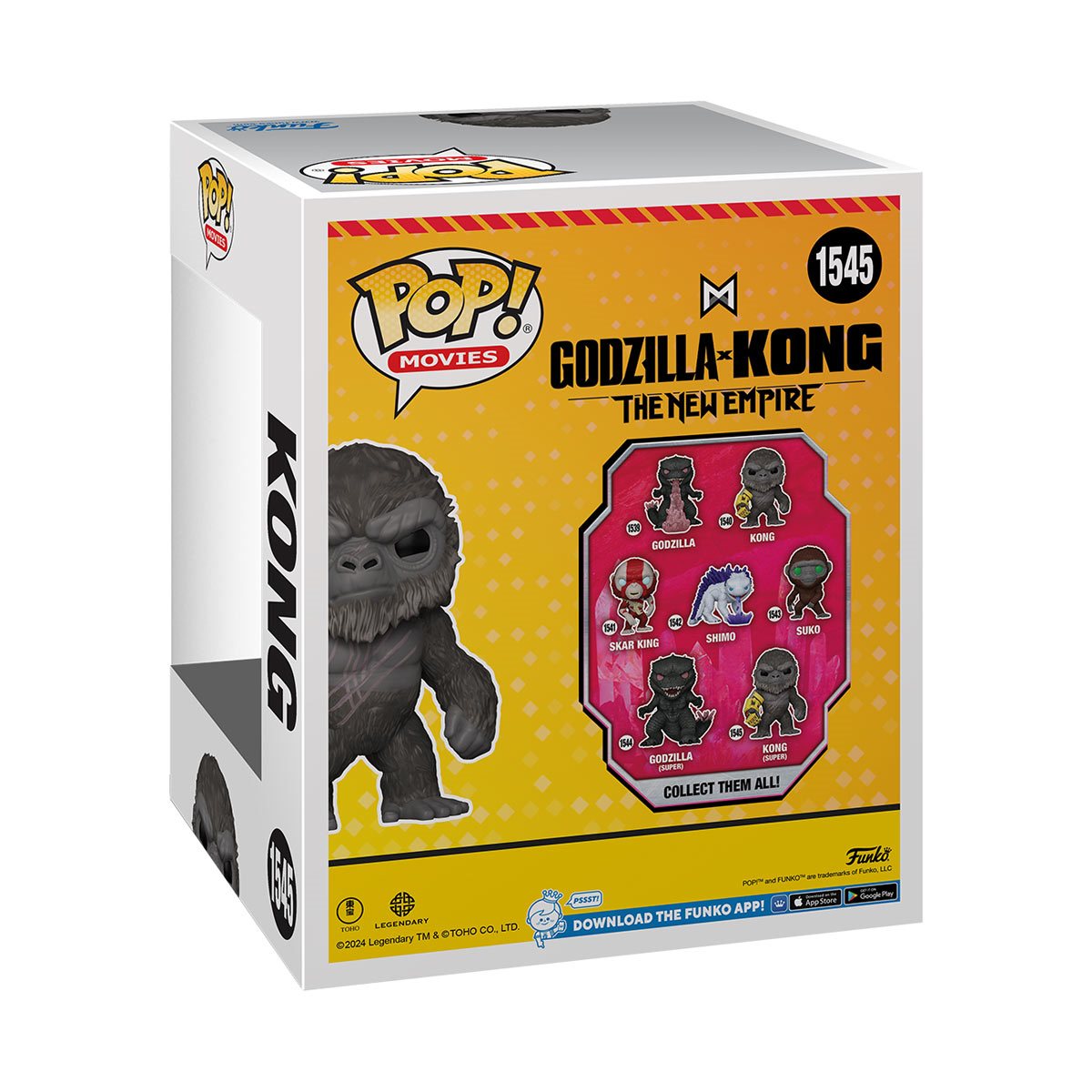 Funko Pop Super: Godzilla x Kong The New Empire 2024 - Kong 6 Pulgadas