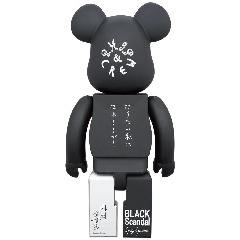 Medicom Toy Be@Rbrick: Black Scandal Yohji Yamamoto X Suzume Uchida X S.H.I.P&Crew Ideal Self 100%&400%