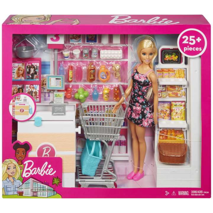 Barbie: Set De Juego - Barbie En El Supermercado