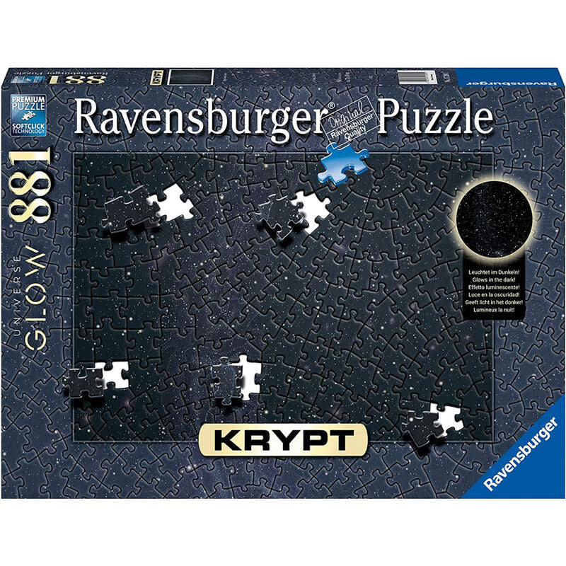 Ravensburger Rompecabezas: Krypt - Universo Glow 881 piezas
