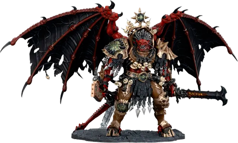 Joytoy: Warhammer 40K - Angron Daemon Primarch Of Khorne Escala 1/8