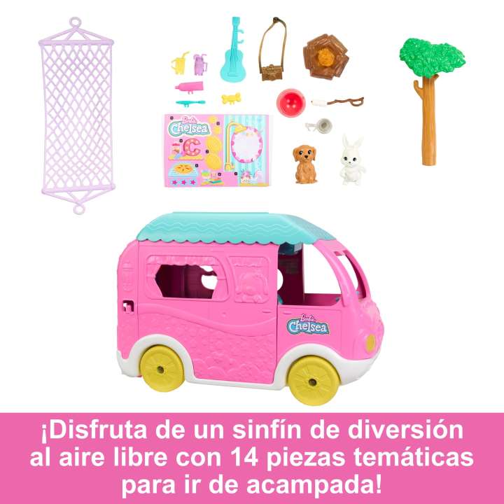 Barbie: Set De Juego - Barbie Chelsea Nuevo Camper