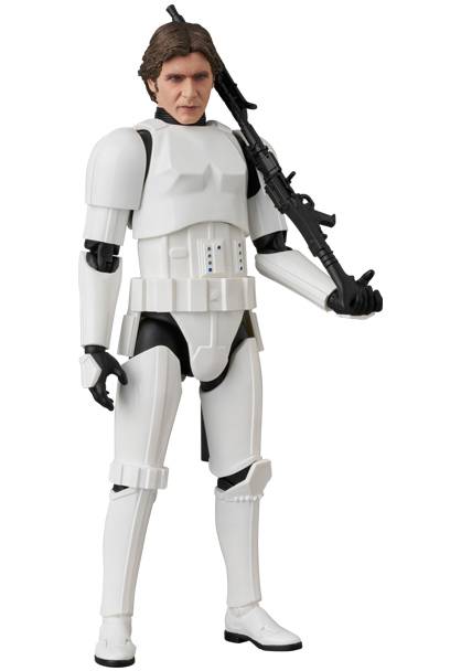 Medicom Toy Mafex: Star Wars A New Hope - Han Solo Traje De Stormtrooper