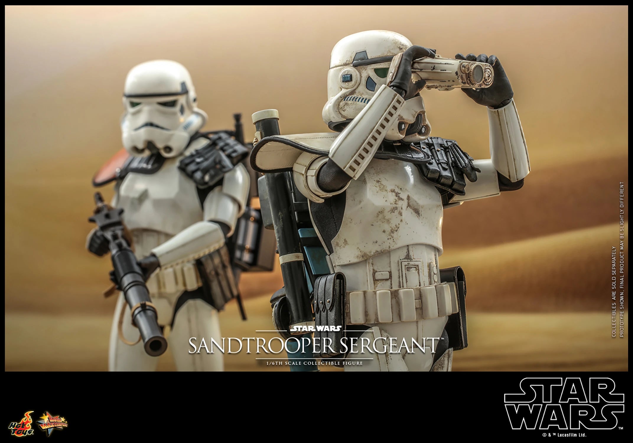 Hot Toys Movie Masterpiece Series: Star Wars A New Hope - Sargento Sandtrooper Escala 1/6