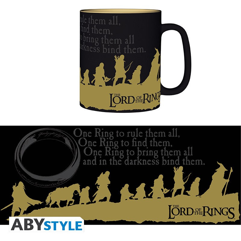 ABYstyle Taza De Ceramica: Lord Of The Rings - Fellowship of the Ring 460 ml