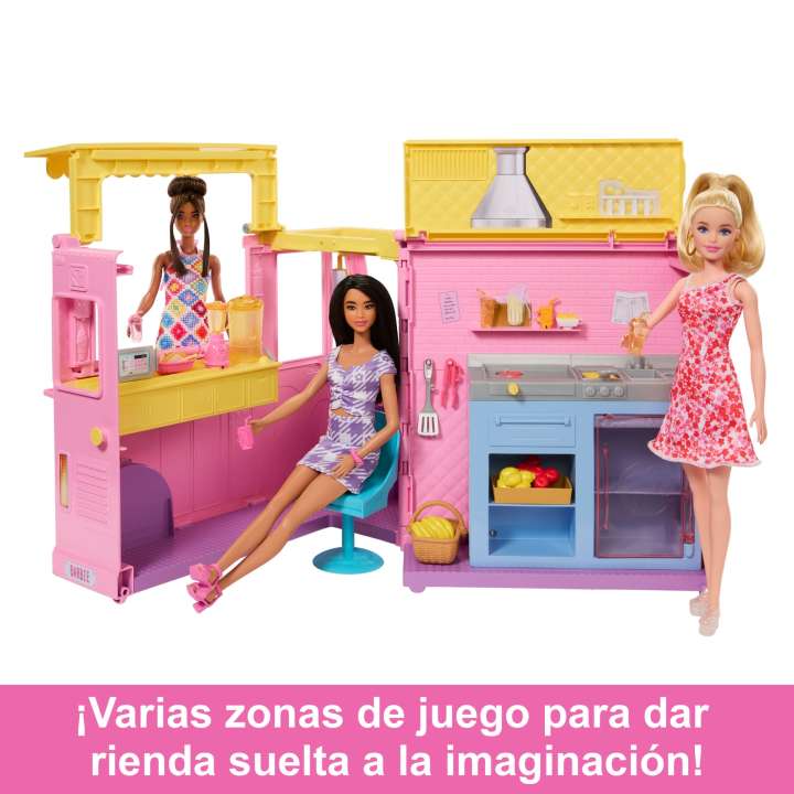 Barbie: Barbie Profesiones Set De Limonada Sobre Rueda