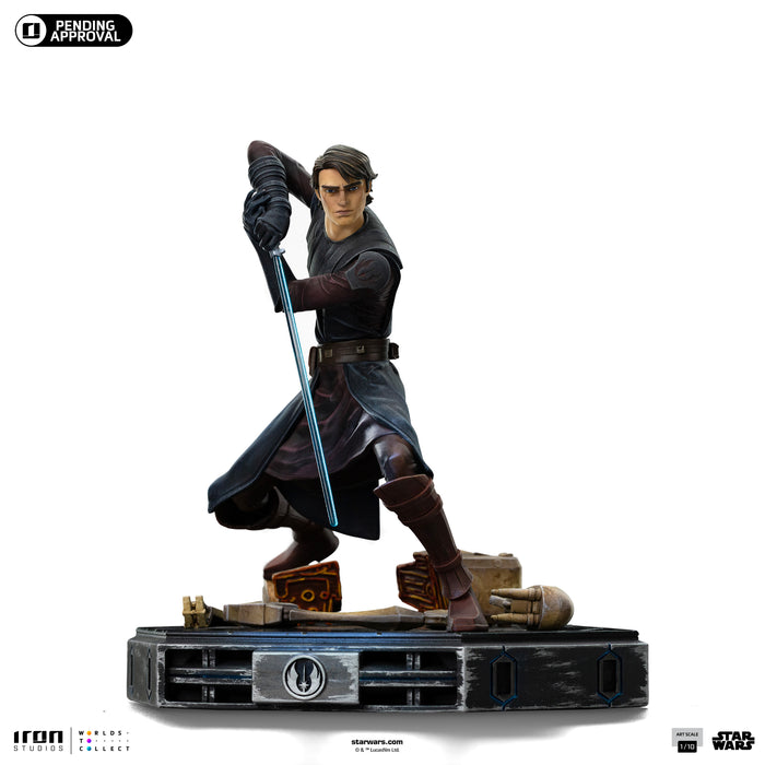 IRON Studios: Star Wars Clone Wars - Anakin Skywalker Escala De Arte 1/10