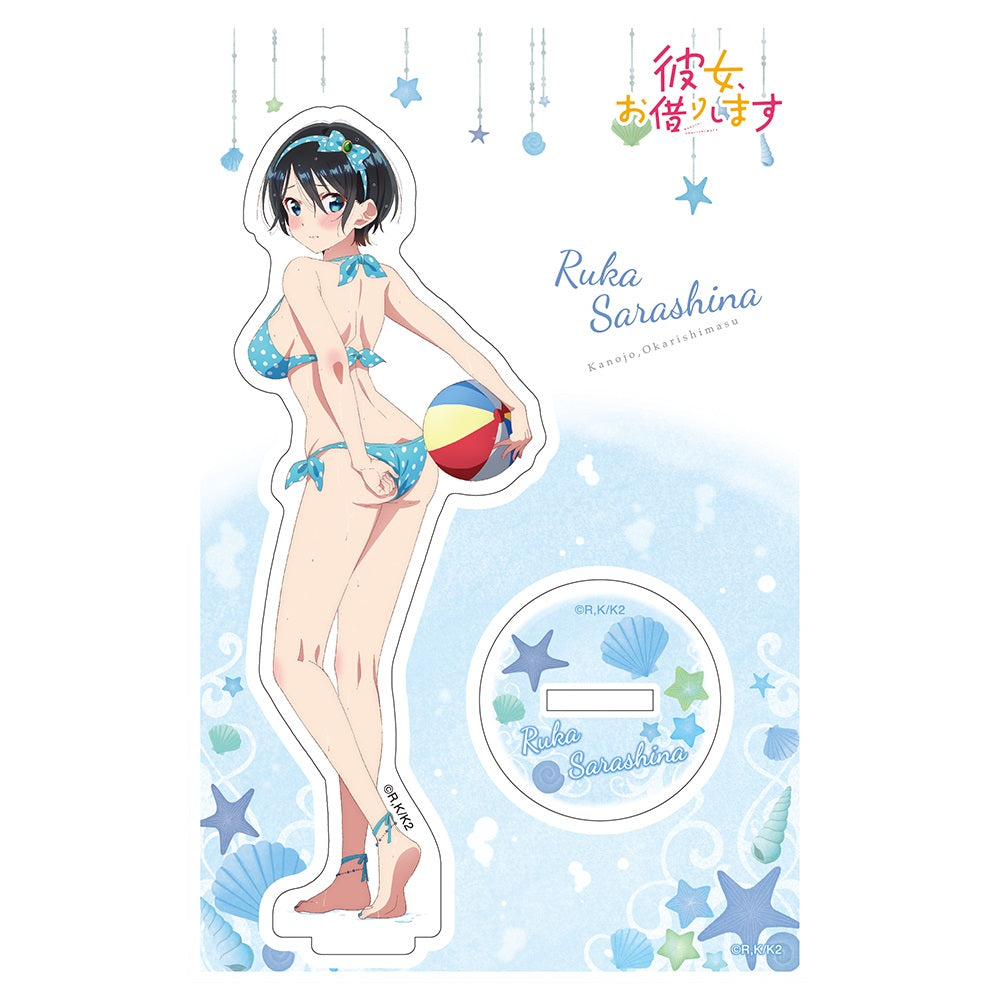 Kadokawa Acrylic Stand Figure Swimsuit And Girlfriend: Rent A Girlfriend - Ruka Sarashina