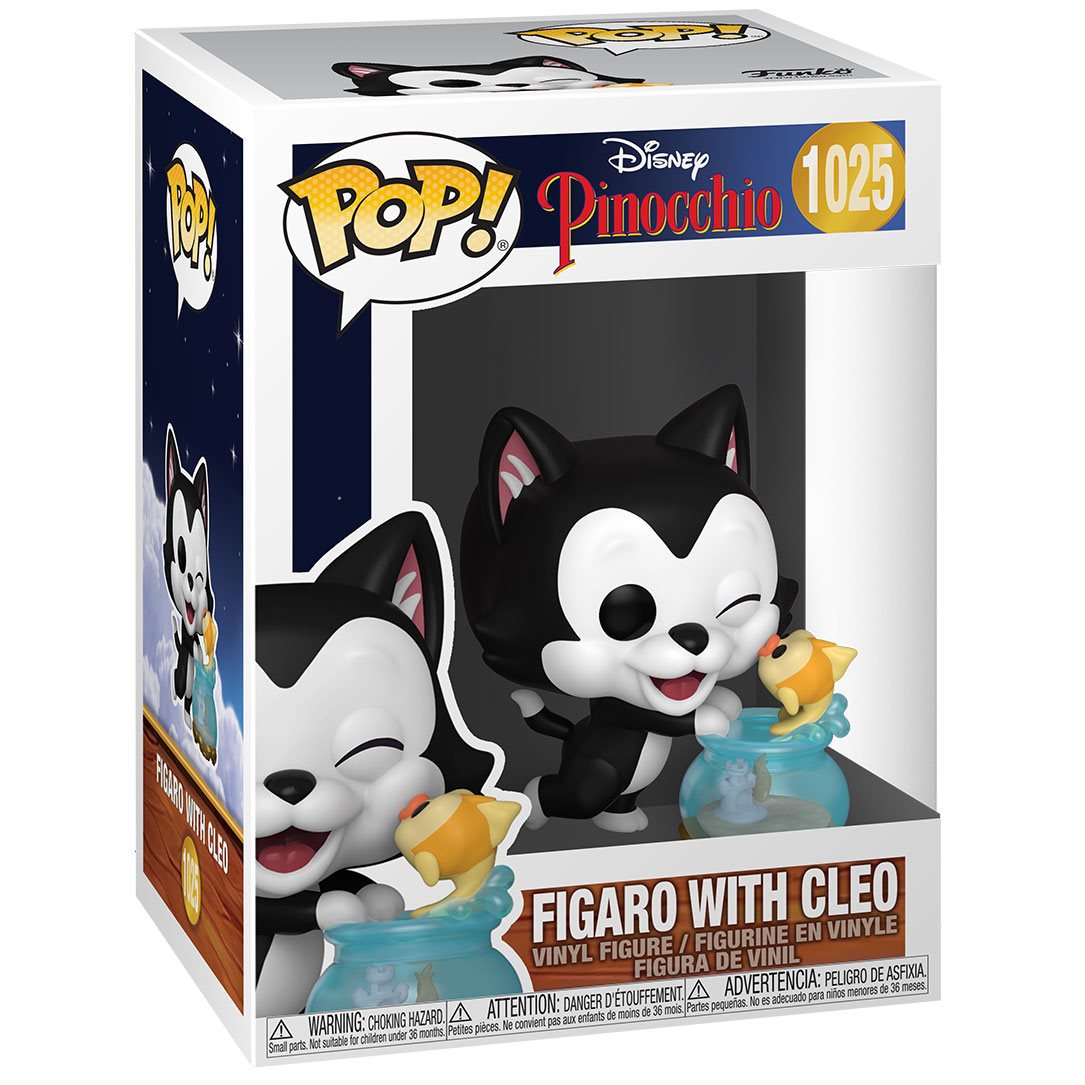 Funko Pop Disney: Pinocchio - Figaro besando a Cleo
