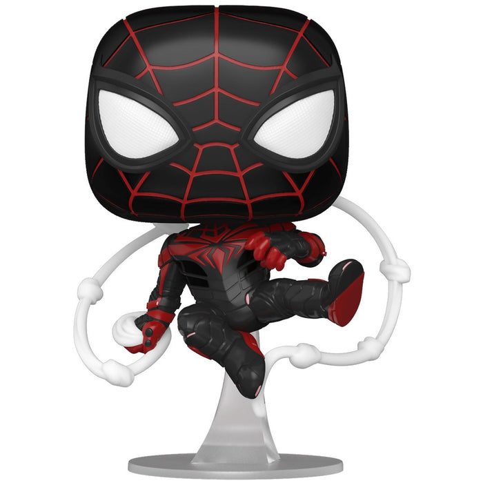 Funko Pop Games: Miles Morales Game - Miles Morales Traje Tecnologia Avanzada