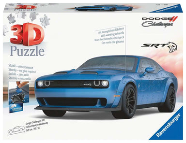 Ravensburger Rompecabezas 3D: Autos - Dodge Challenger SRT Hellcat Wideb 