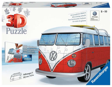 Ravensburger Rompecabezas 3D: Autos - Volkswagen T1 
