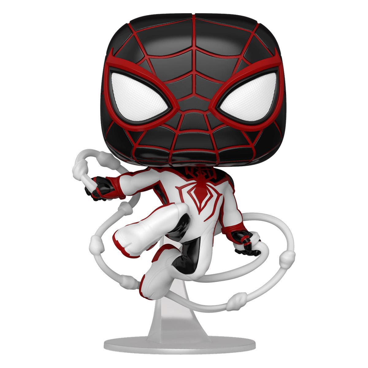 Funko Pop Games: Spiderman Miles Morales - Miles Morales Traje Blanco