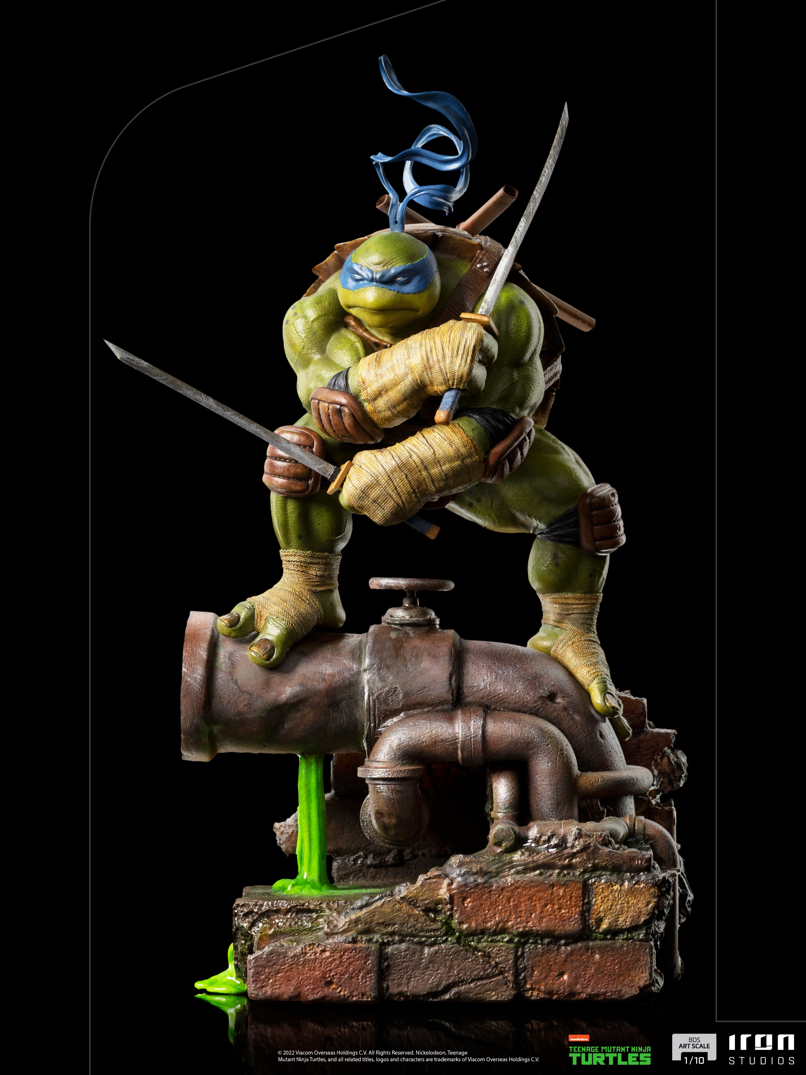 IRON Studios: Tortugas Ninja Adolescentes Mutantes - Leonardo