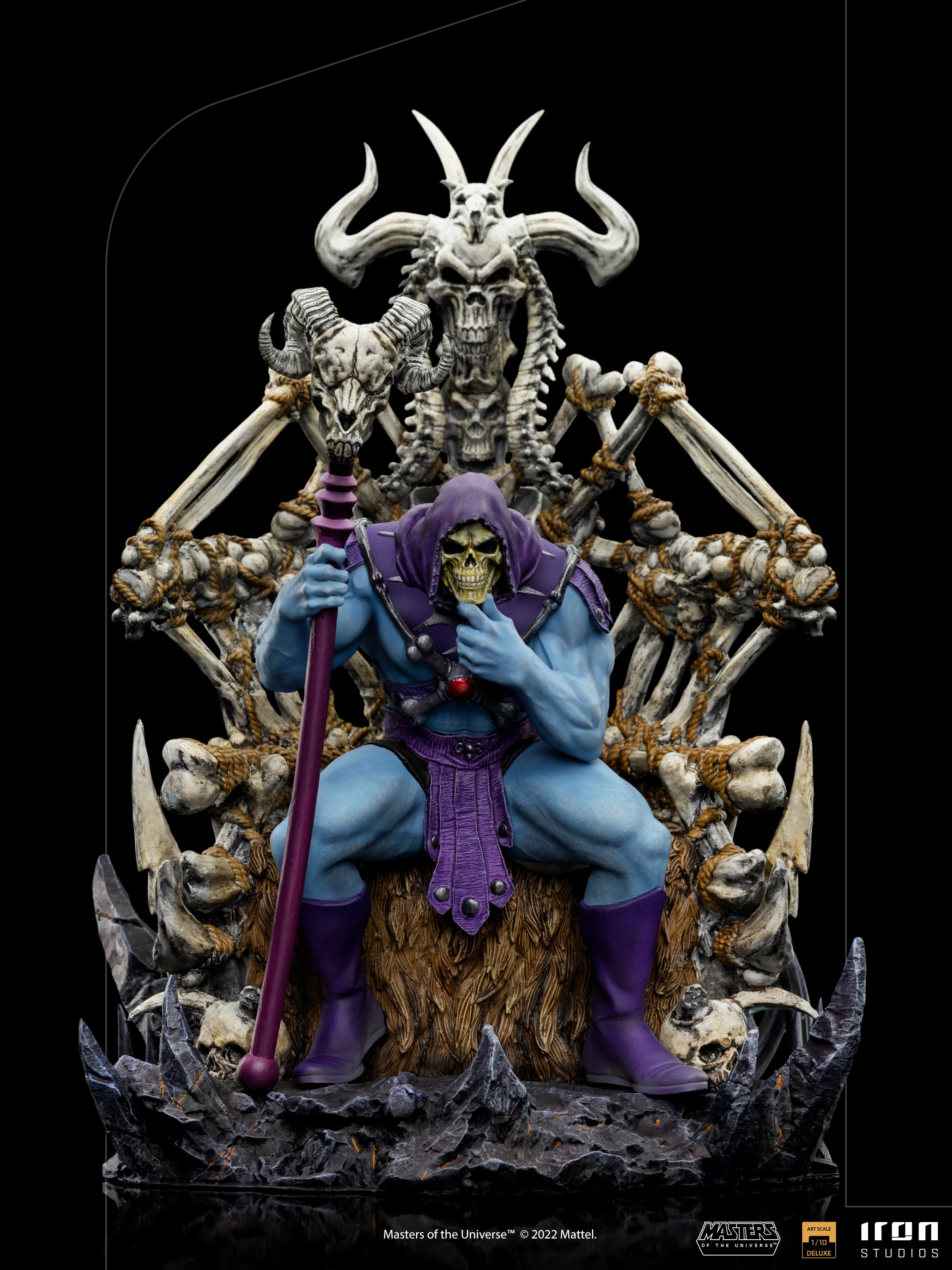 IRON Studios: Los Amos del Universo - Skeletor en Trono Deluxe