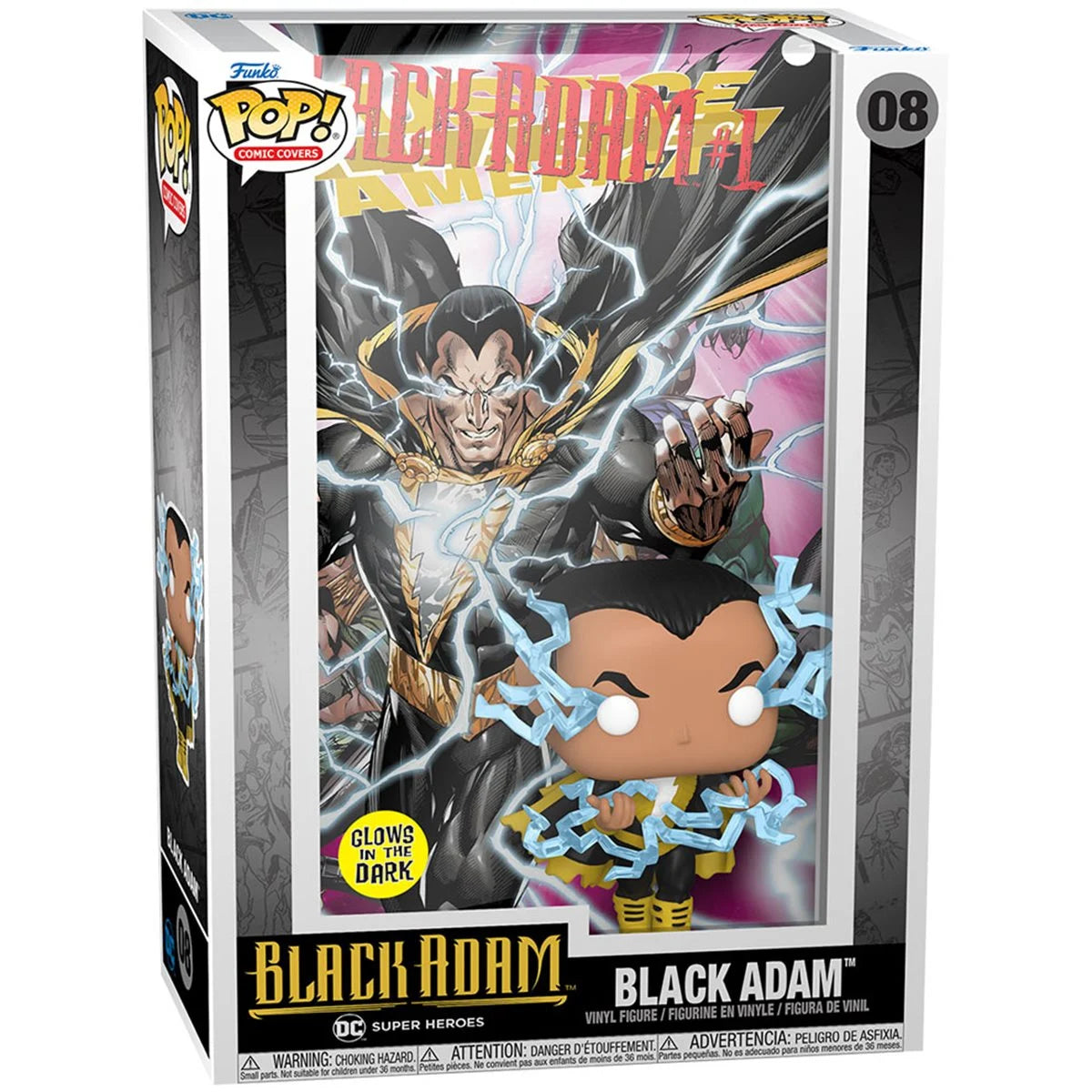 Funko Pop Comic Cover: DC - Black Adam Num 1 Glow