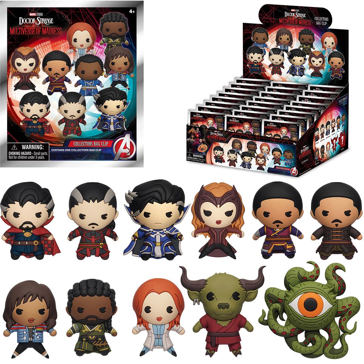 Monogram Llavero 3D para Mochila: Marvel Doctor Strange Multiverse of Madness - Dr Strange Figura Sorpresa