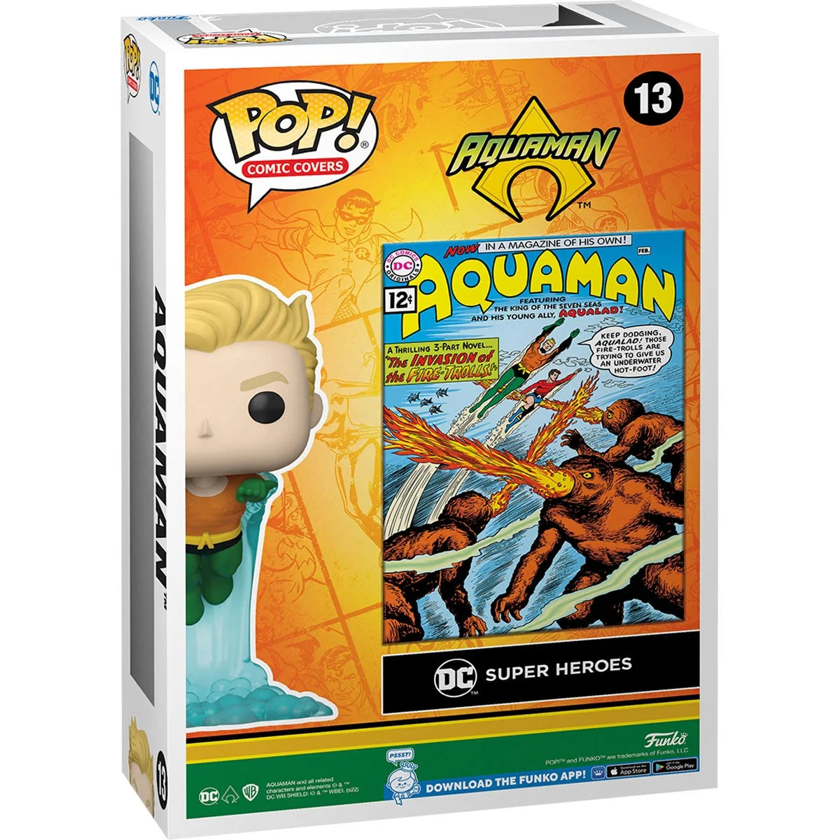 Funko Pop Comic Cover: DC Comics - Aquaman Num 1