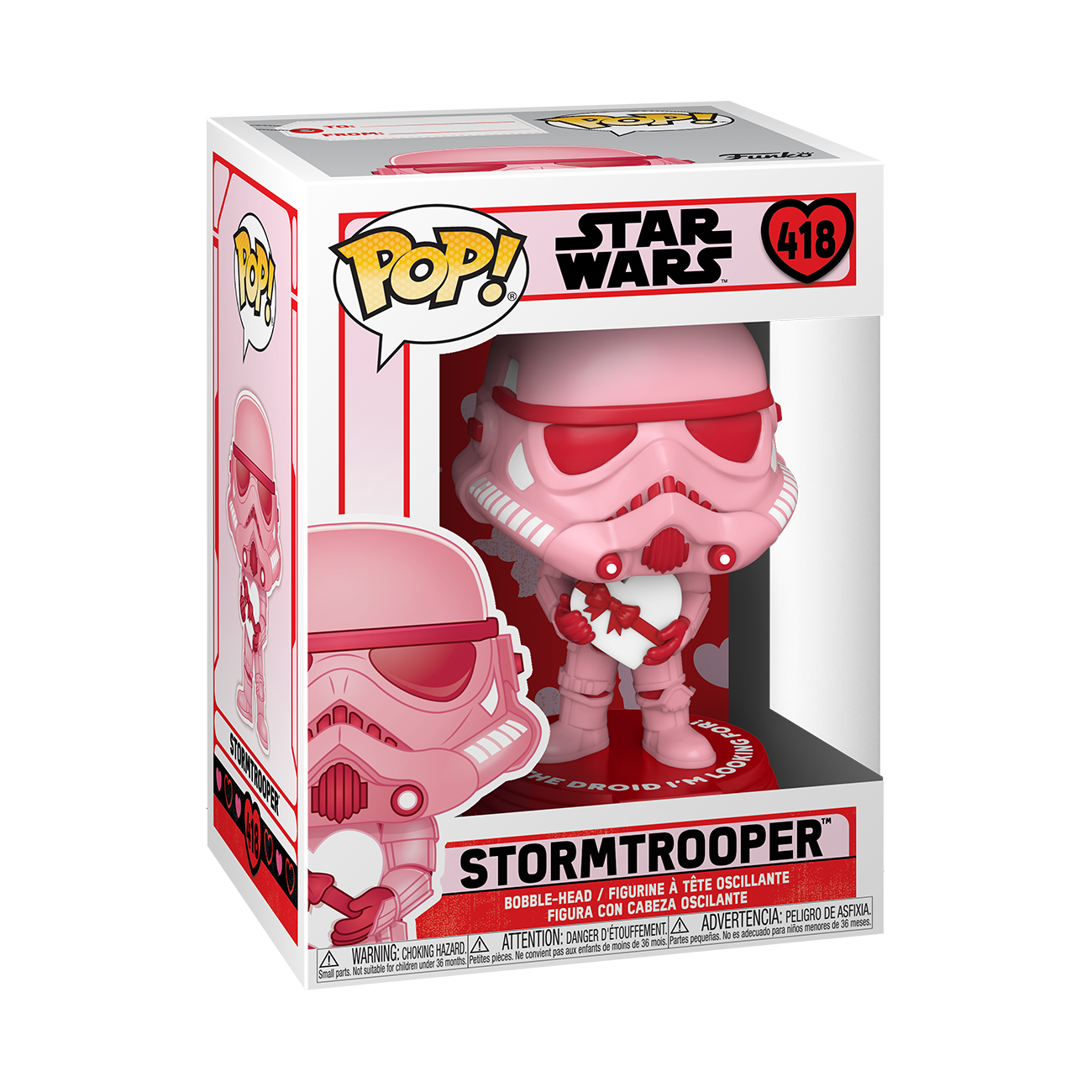 Funko Pop Star Wars: San Valentin - Stormtrooper con Corazon