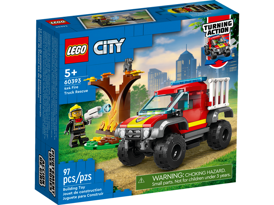 LEGO City Camion de Rescate 4x4 de Bomberos 60393