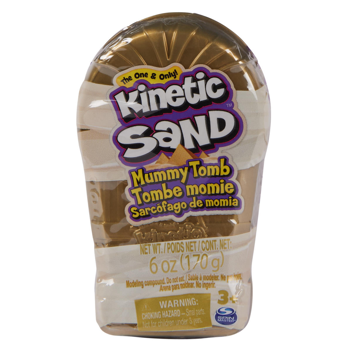 Kinetic Sand: Contenedor Sarcofago De Momia